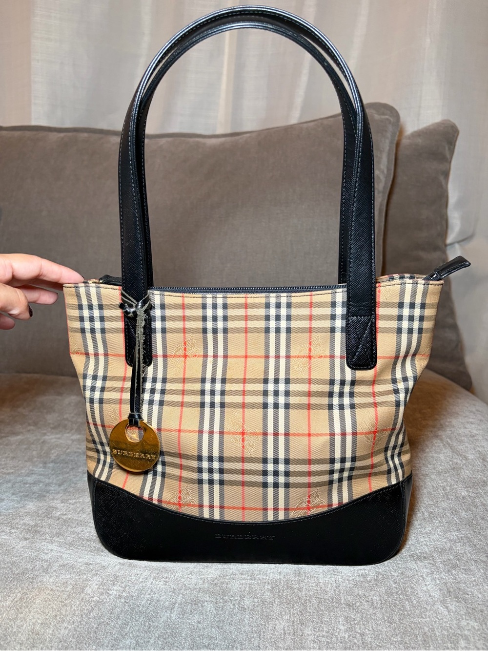 Burberry Nova Check Tote